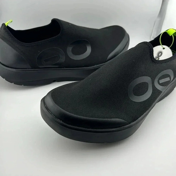NWT OOFOS OOMG EEZEE MEN BLACK US SIZE 11 slip on shoe style 5082 NIB - Picture 11 of 16